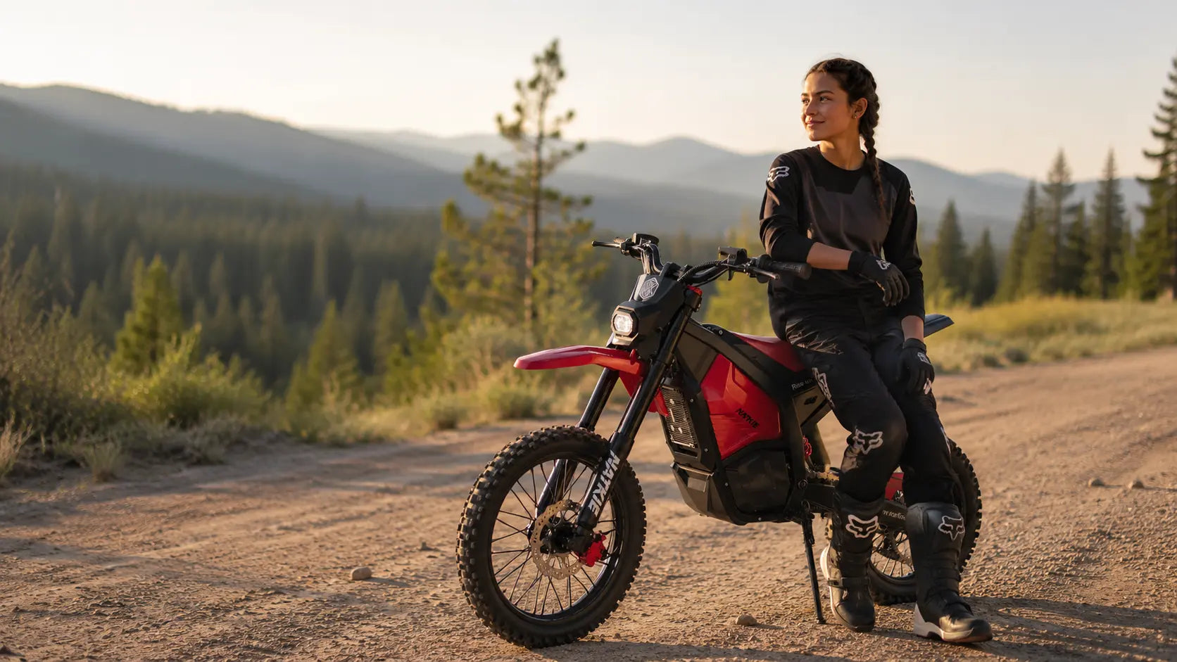 Best electric dirt bike for short female riders – NATKIE RISE Mini