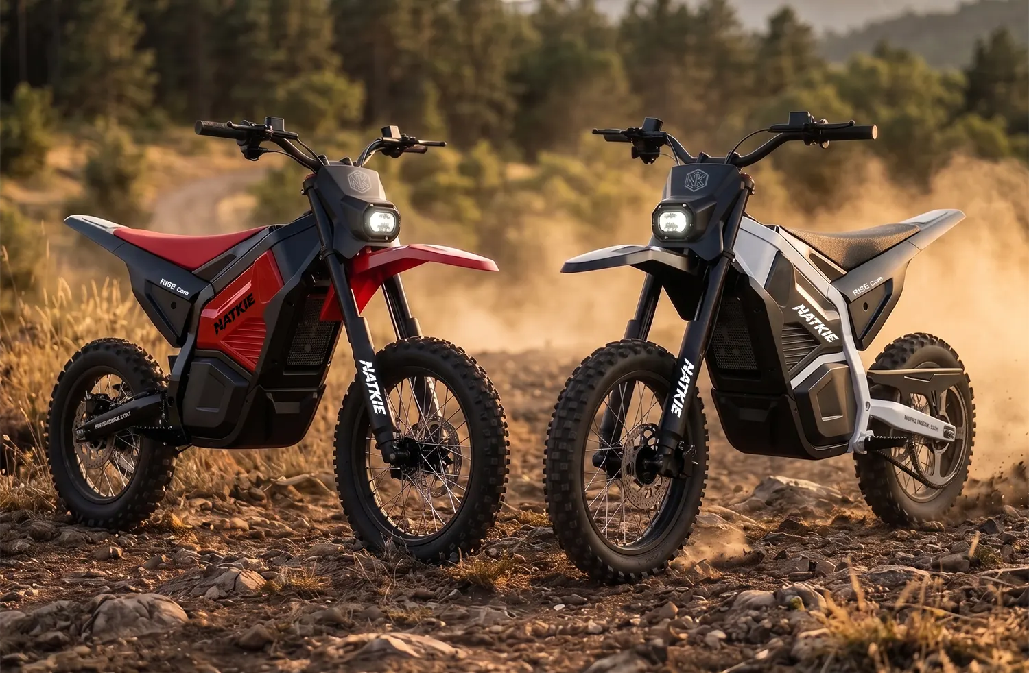 NATKIE high performance electric dirt bike lineup for off-road riding