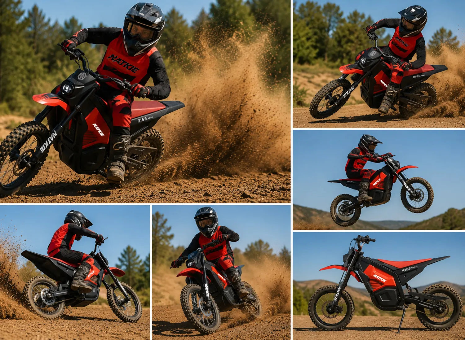 NATKIE RISE Mini 3120W Off-Road Electric Dirt Bike