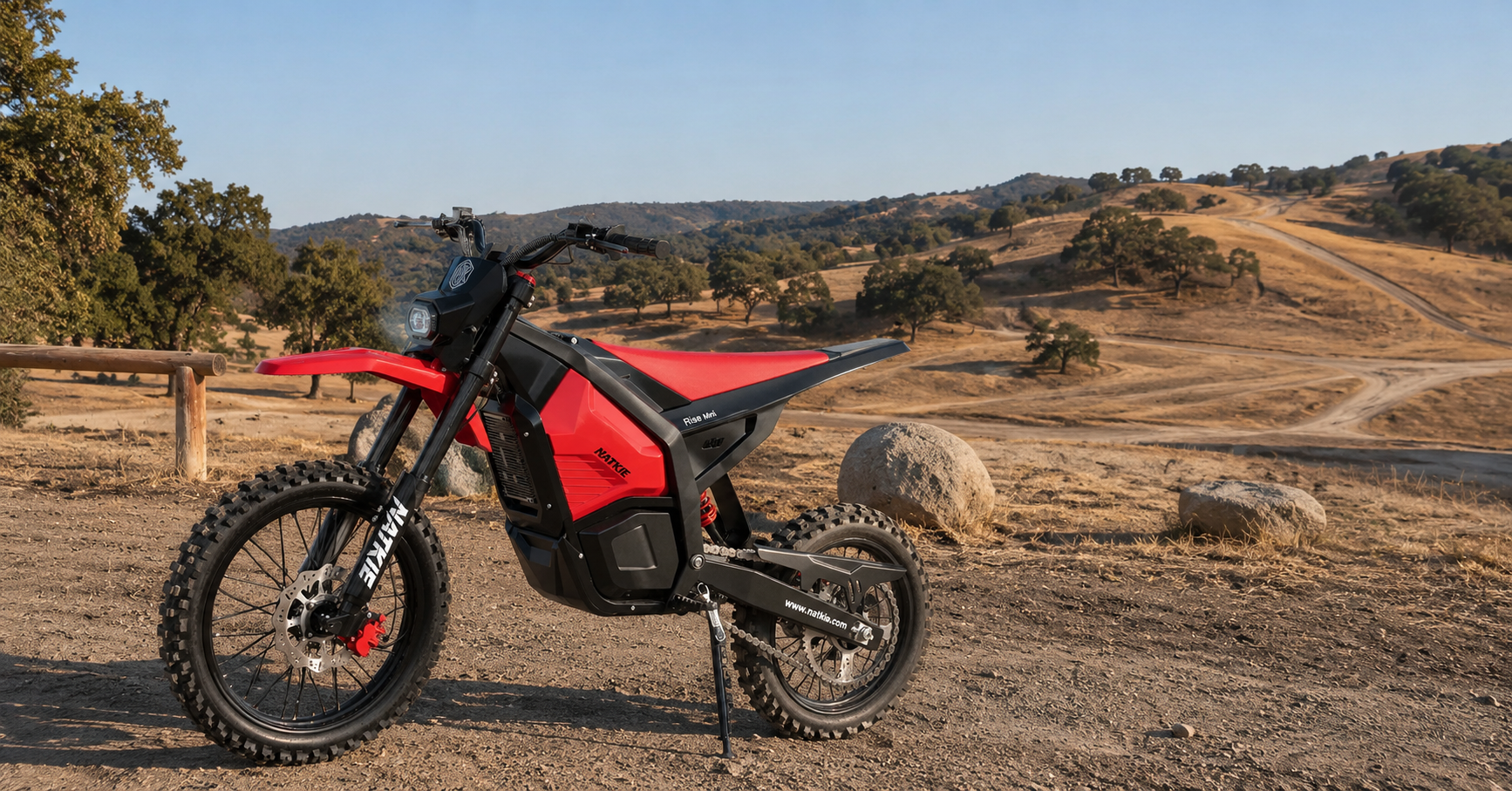 Prairie City SVRA electric dirt bike NATKIE BIKE PARKED